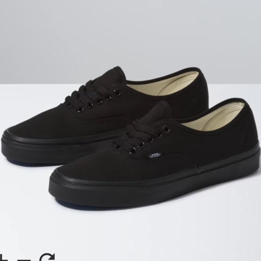 Authentic black vans